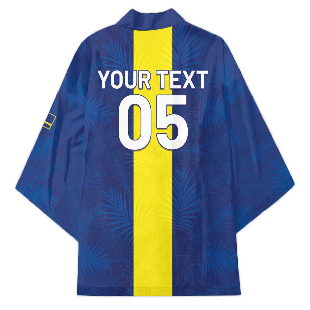 Custom Curacao Football Kimono Go Champions Flag Style - Wonder Print Shop