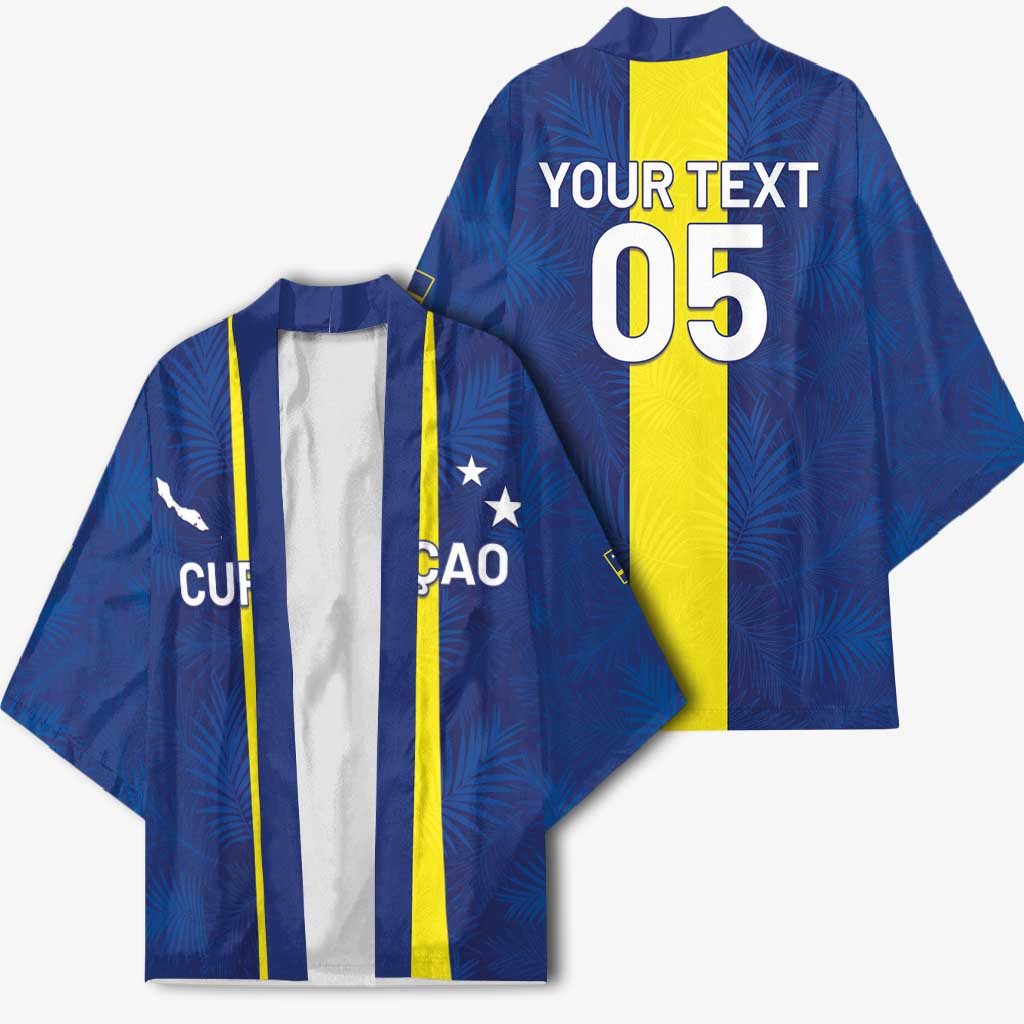 Custom Curacao Football Kimono Go Champions Flag Style - Wonder Print Shop