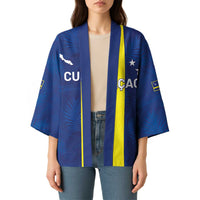 Custom Curacao Football Kimono Go Champions Flag Style - Wonder Print Shop