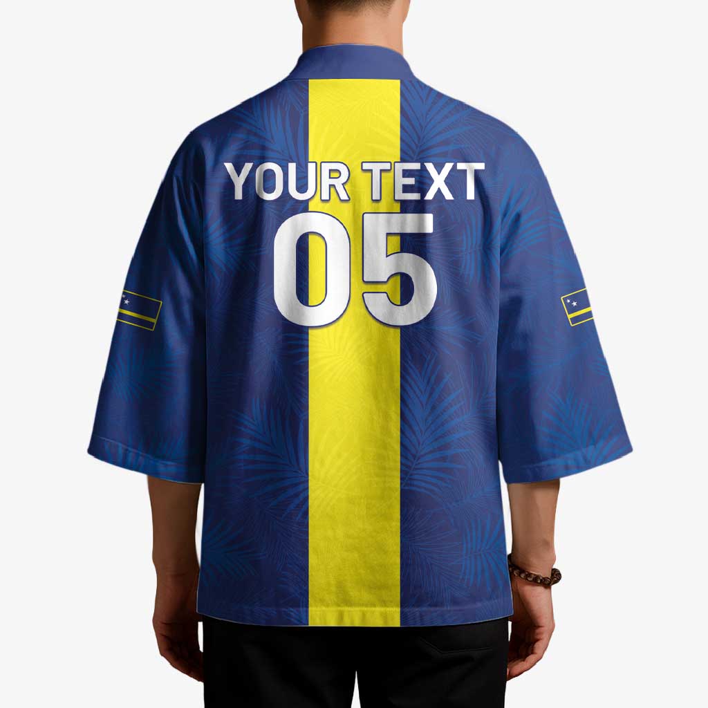Custom Curacao Football Kimono Go Champions Flag Style - Wonder Print Shop