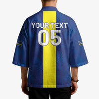 Custom Curacao Football Kimono Go Champions Flag Style - Wonder Print Shop