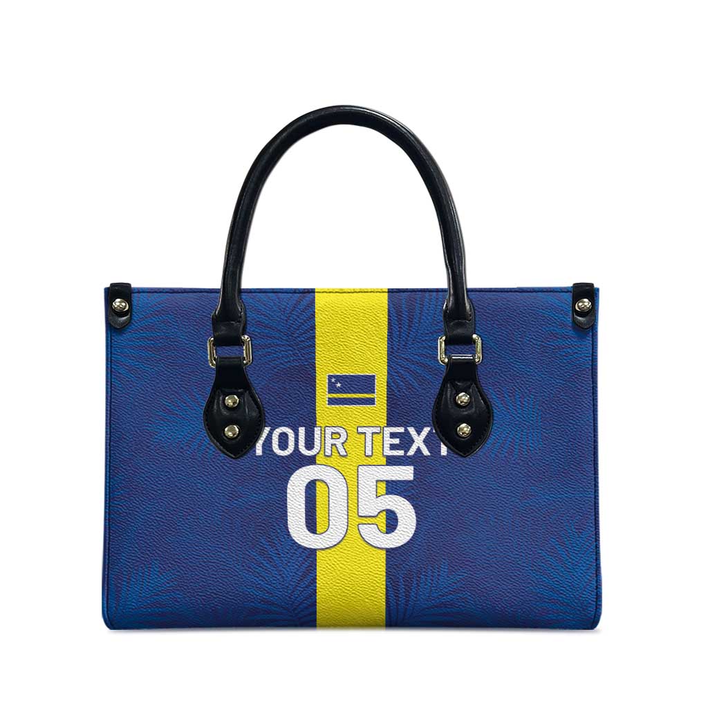 Custom Curacao Football Leather Bag Go Champions Flag Style - Wonder Print Shop