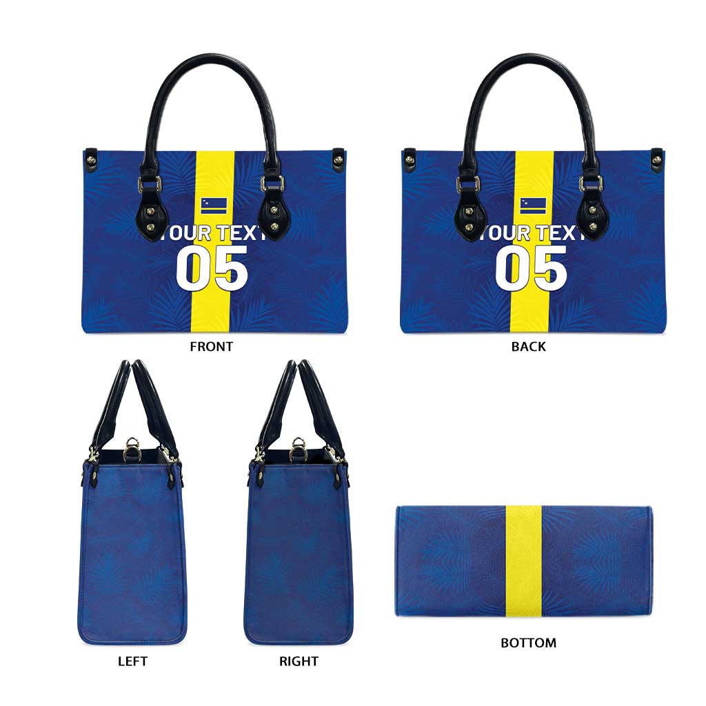 Custom Curacao Football Leather Bag Go Champions Flag Style - Wonder Print Shop