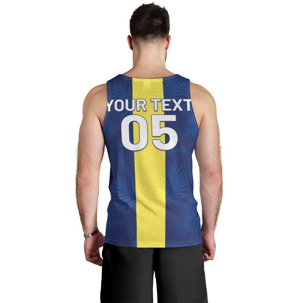 Custom Curacao Football Men Tank Top Go Champions Flag Style - Wonder Print Shop