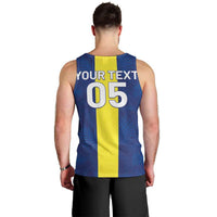 Custom Curacao Football Men Tank Top Go Champions Flag Style - Wonder Print Shop