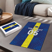 Custom Curacao Football Puzzle Go Champions Flag Style - Wonder Print Shop