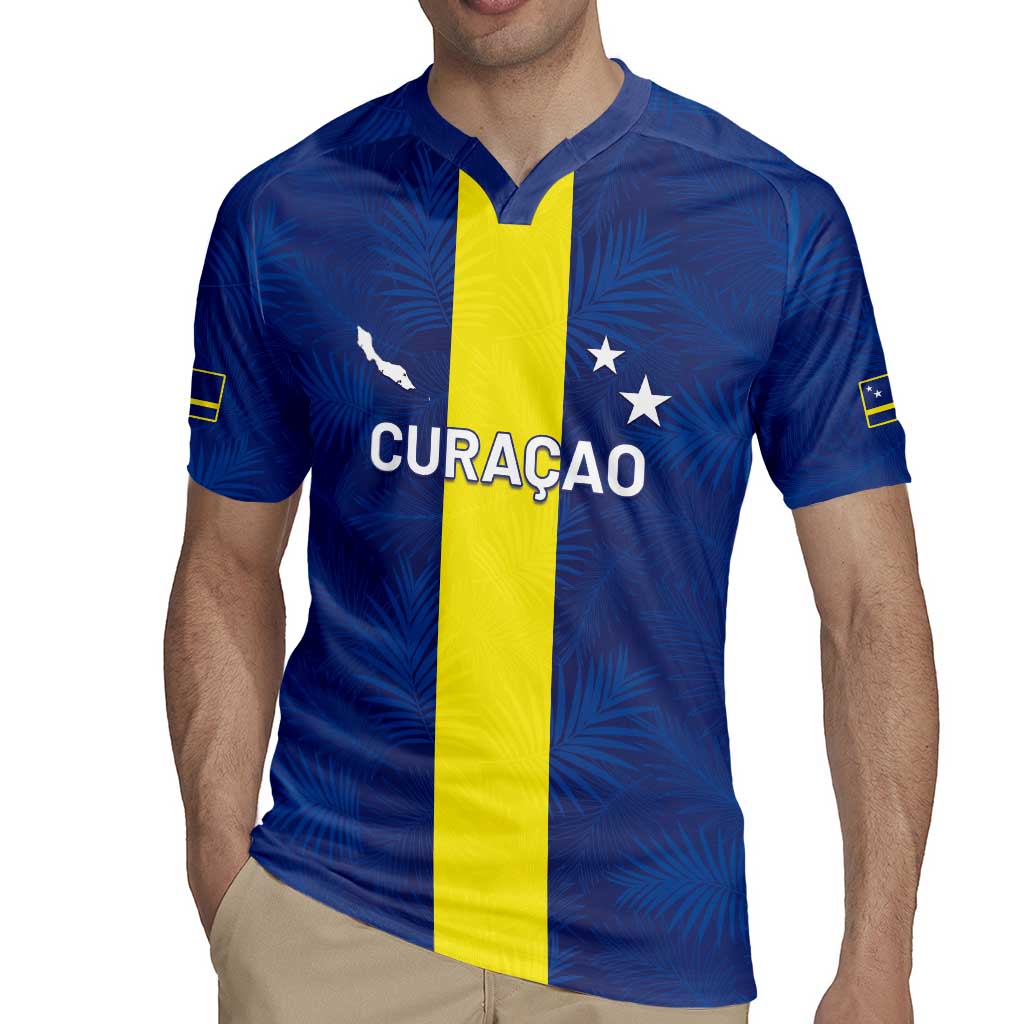 Custom Curacao Football Rugby Jersey Go Champions Flag Style - Wonder Print Shop