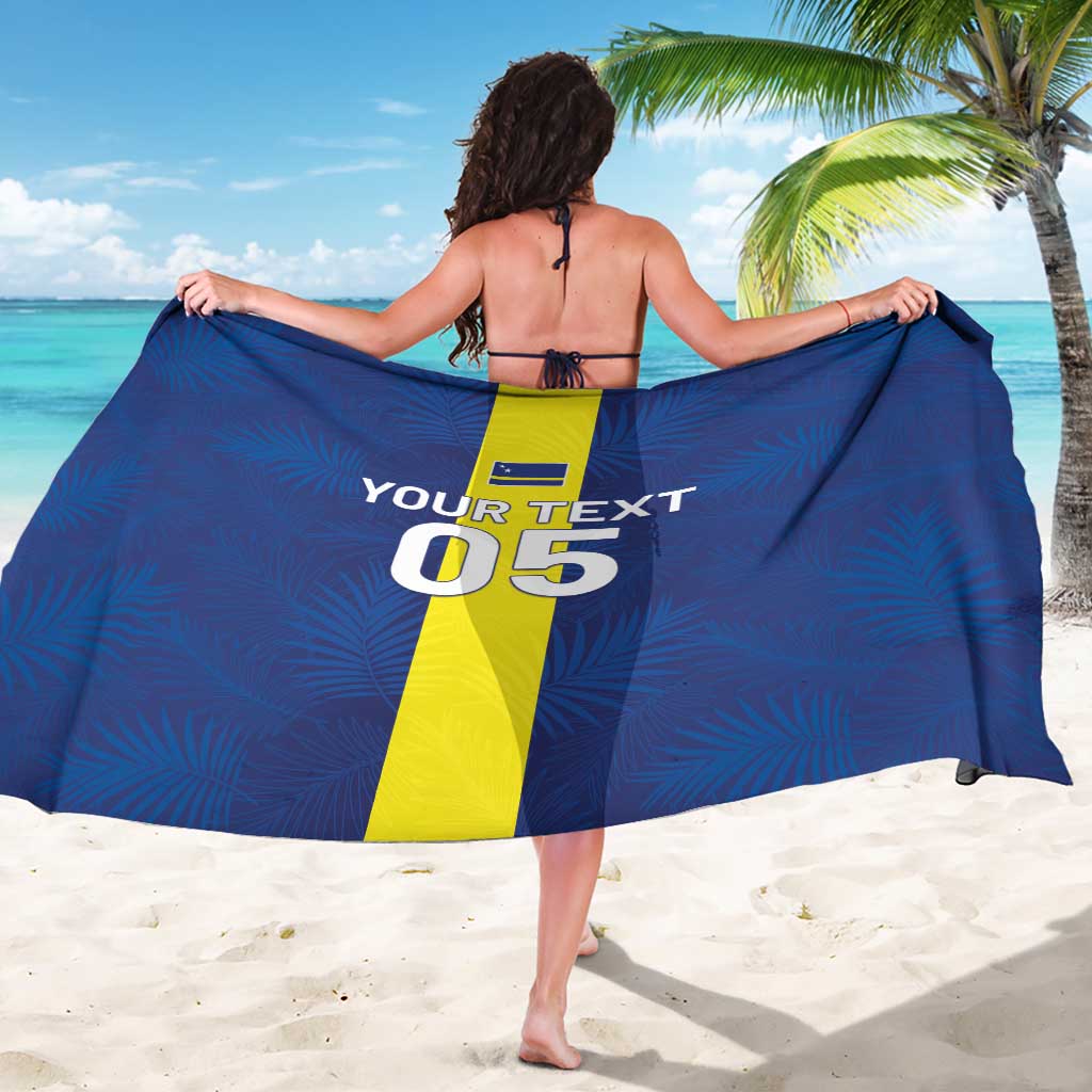 Custom Curacao Football Sarong Go Champions Flag Style - Wonder Print Shop