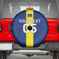 Custom Curacao Football Spare Tire Cover Go Champions Flag Style - Wonder Print Shop
