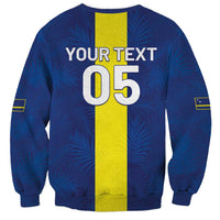 Custom Curacao Football Sweatshirt Go Champions Flag Style - Wonder Print Shop