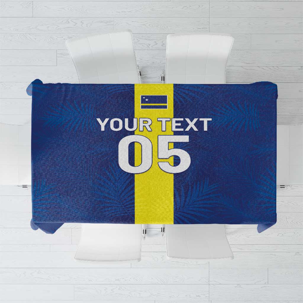 Custom Curacao Football Tablecloth Go Champions Flag Style - Wonder Print Shop
