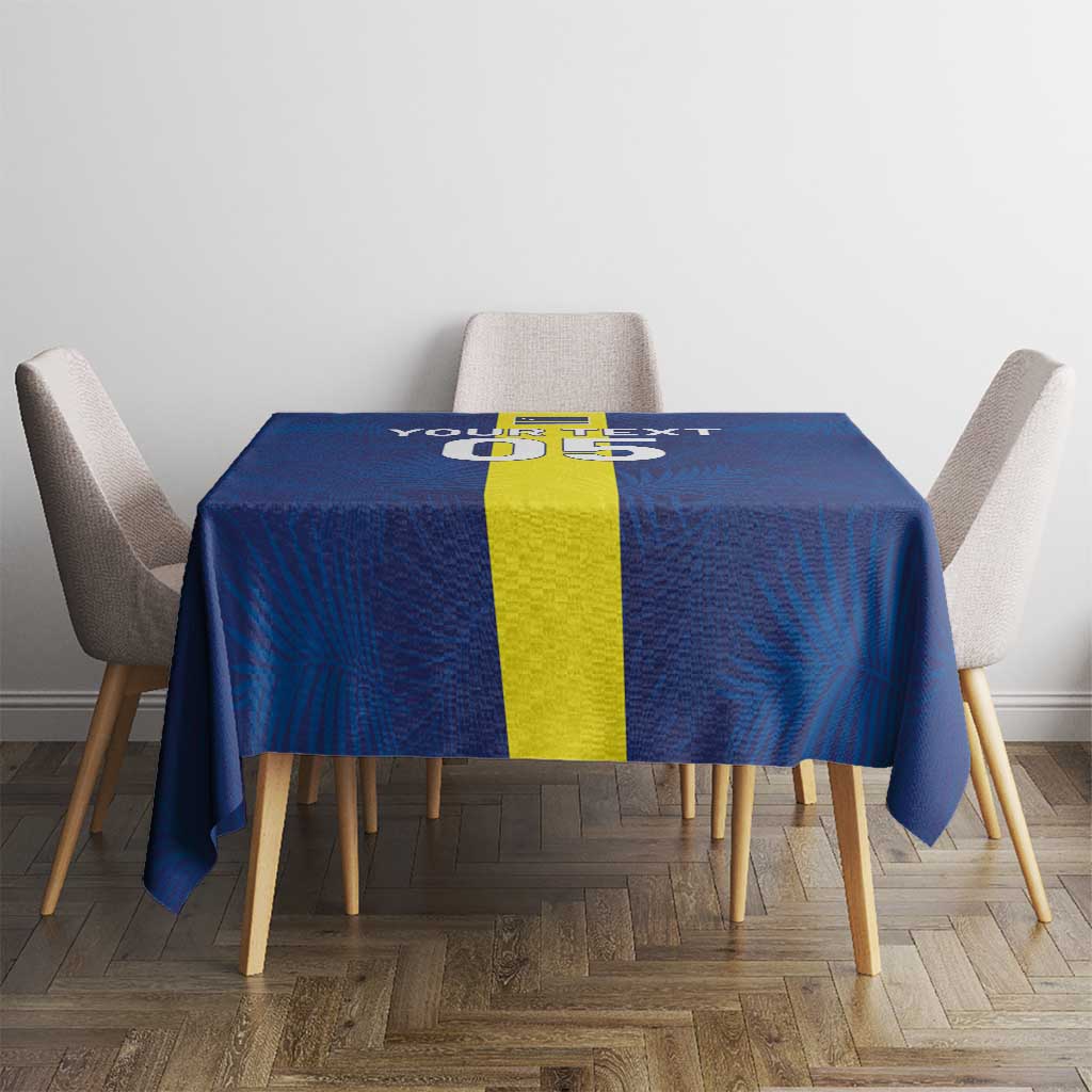 Custom Curacao Football Tablecloth Go Champions Flag Style - Wonder Print Shop