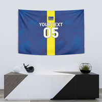 Custom Curacao Football Tapestry Go Champions Flag Style - Wonder Print Shop