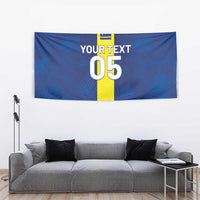 Custom Curacao Football Tapestry Go Champions Flag Style - Wonder Print Shop
