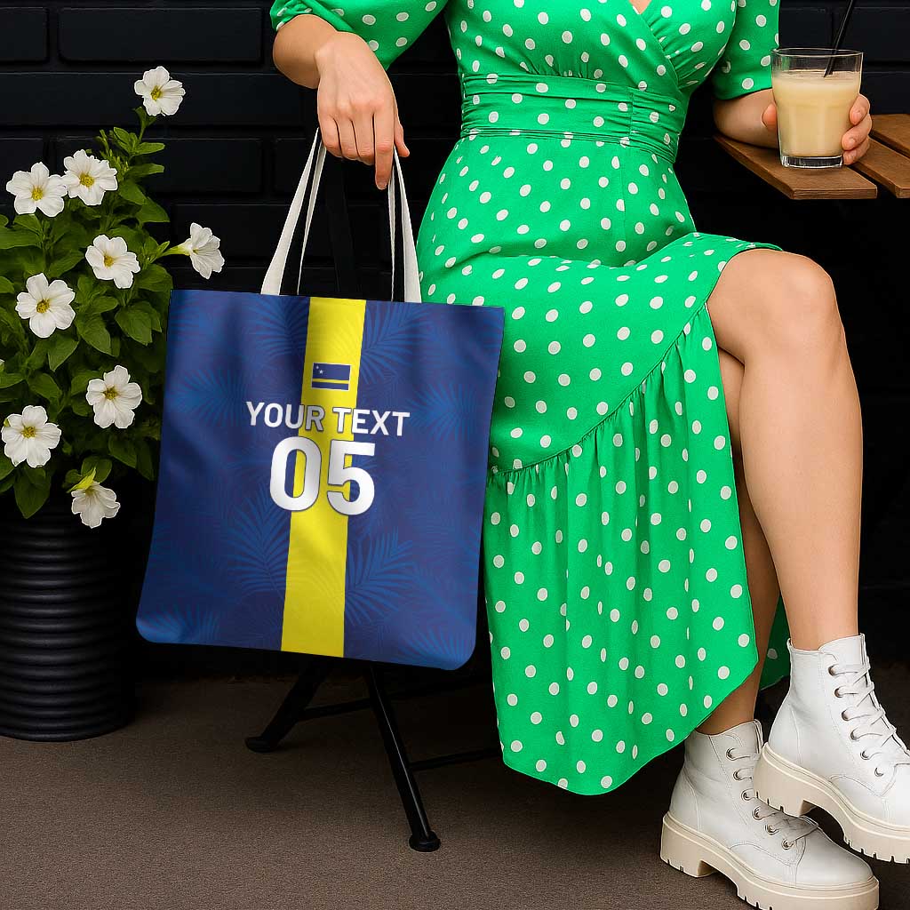 Custom Curacao Football Tote Bag Go Champions Flag Style - Wonder Print Shop