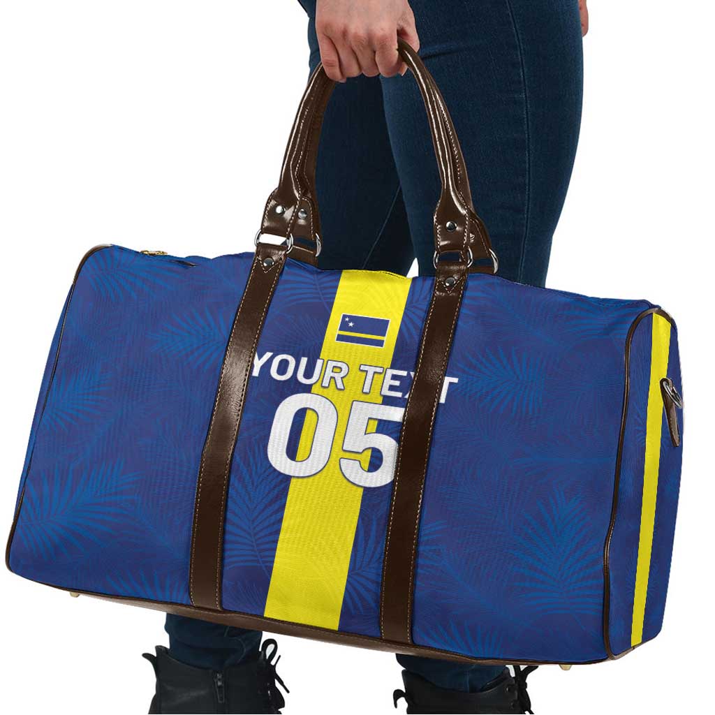 Custom Curacao Football Travel Bag Go Champions Flag Style - Wonder Print Shop