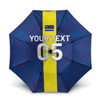 Custom Curacao Football Umbrella Go Champions Flag Style - Wonder Print Shop
