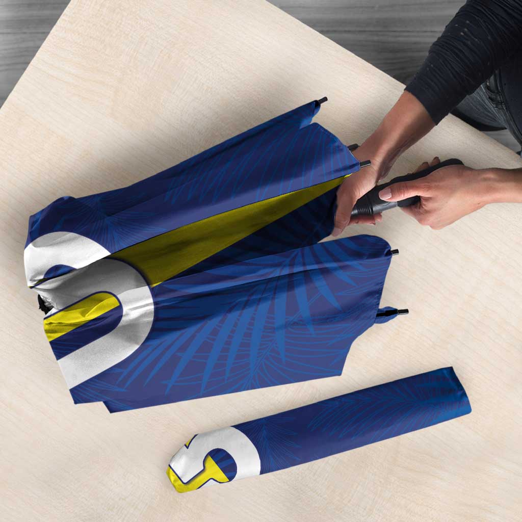 Custom Curacao Football Umbrella Go Champions Flag Style - Wonder Print Shop
