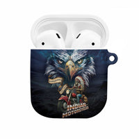 American Indian Legendary Motorcycle AirPods Case Native American Retro Rider - Wonder Print Shop
