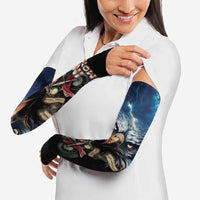 American Indian Legendary Motorcycle Arm Sleeves Native American Retro Rider - Wonder Print Shop