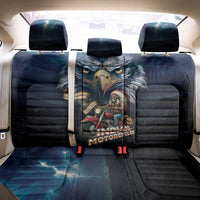 American Indian Legendary Motorcycle Back Car Seat Cover Native American Retro Rider - Wonder Print Shop