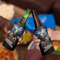 American Indian Legendary Motorcycle 4 in 1 Can Cooler Tumbler Native American Retro Rider - Wonder Print Shop