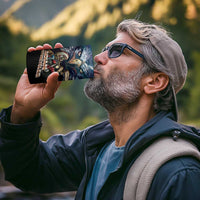 American Indian Legendary Motorcycle 4 in 1 Can Cooler Tumbler Native American Retro Rider - Wonder Print Shop