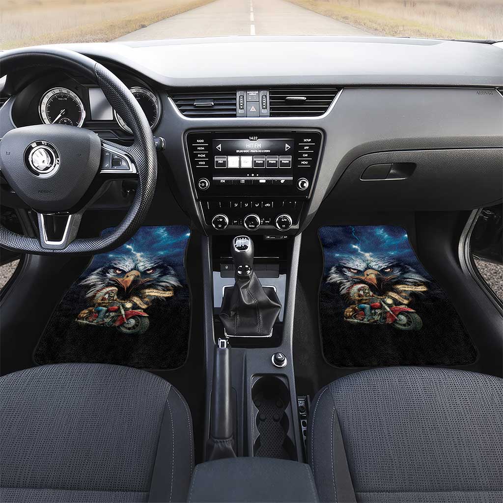 American Indian Legendary Motorcycle Car Mats Native American Retro Rider - Wonder Print Shop