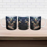 American Indian Legendary Motorcycle Ceramic Mug Native American Retro Rider - Wonder Print Shop