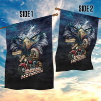 American Indian Legendary Motorcycle Garden Flag Native American Retro Rider - Wonder Print Shop