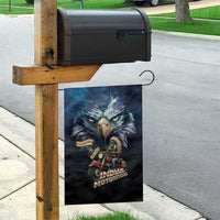 American Indian Legendary Motorcycle Garden Flag Native American Retro Rider - Wonder Print Shop