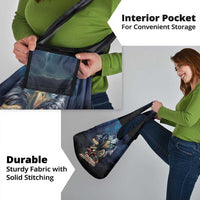 American Indian Legendary Motorcycle Grocery Bag Native American Retro Rider - Wonder Print Shop