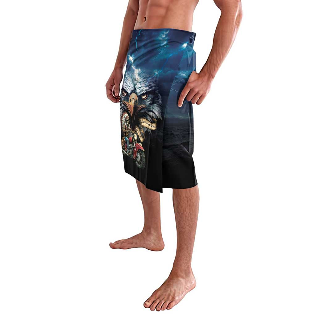 American Indian Legendary Motorcycle Lavalava Native American Retro Rider - Wonder Print Shop