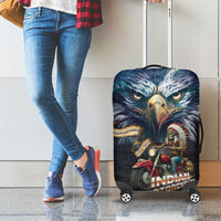 American Indian Legendary Motorcycle Luggage Cover Native American Retro Rider - Wonder Print Shop