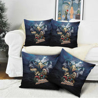 American Indian Legendary Motorcycle Pillow Cover Native American Retro Rider - Wonder Print Shop