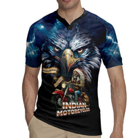 American Indian Legendary Motorcycle Rugby Jersey Native American Retro Rider - Wonder Print Shop