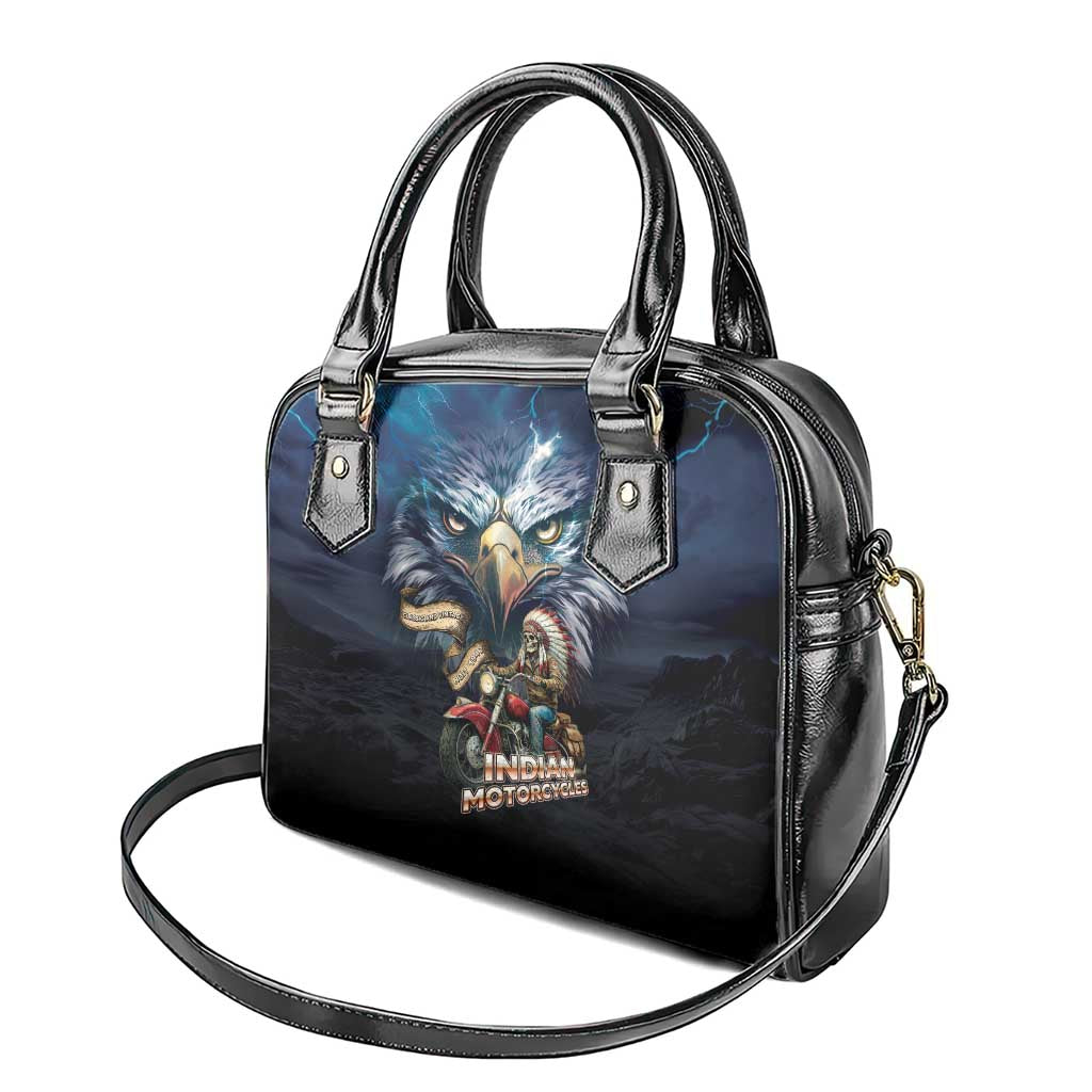 American Indian Legendary Motorcycle Shoulder Handbag Native American Retro Rider - Wonder Print Shop