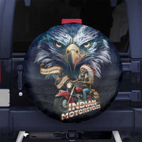American Indian Legendary Motorcycle Spare Tire Cover Native American Retro Rider - Wonder Print Shop