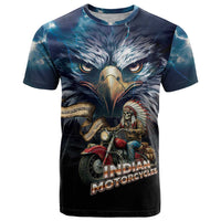 American Indian Legendary Motorcycle T Shirt Native American Retro Rider - Wonder Print Shop