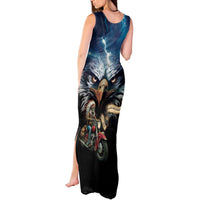 American Indian Legendary Motorcycle Tank Maxi Dress Native American Retro Rider - Wonder Print Shop