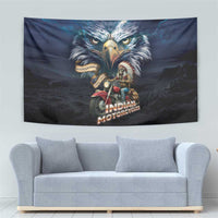 American Indian Legendary Motorcycle Tapestry Native American Retro Rider - Wonder Print Shop
