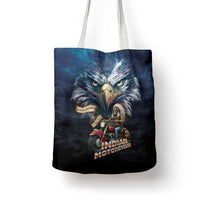 American Indian Legendary Motorcycle Tote Bag Native American Retro Rider - Wonder Print Shop