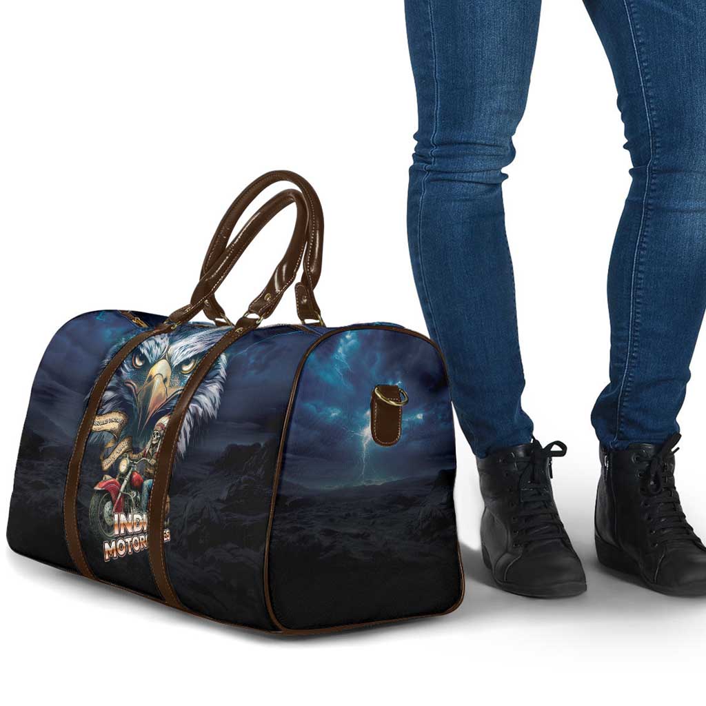 American Indian Legendary Motorcycle Travel Bag Native American Retro Rider - Wonder Print Shop