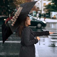 American Indian Legendary Motorcycle Umbrella Native American Retro Rider - Wonder Print Shop