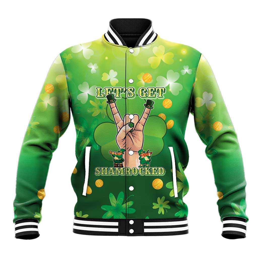 St Patrick's Day Baseball Jacket Ready To Shamrock
