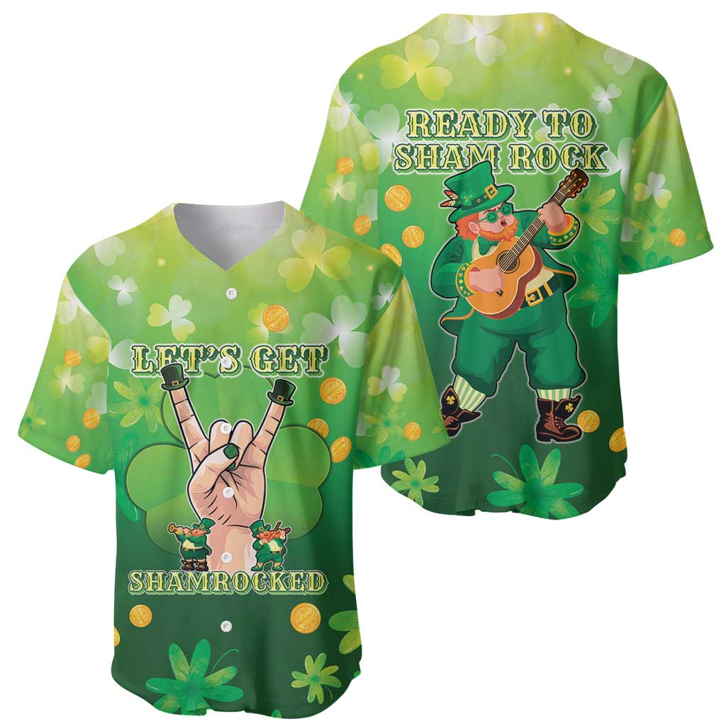 St Patrick's Day Baseball Jersey Ready To Shamrock