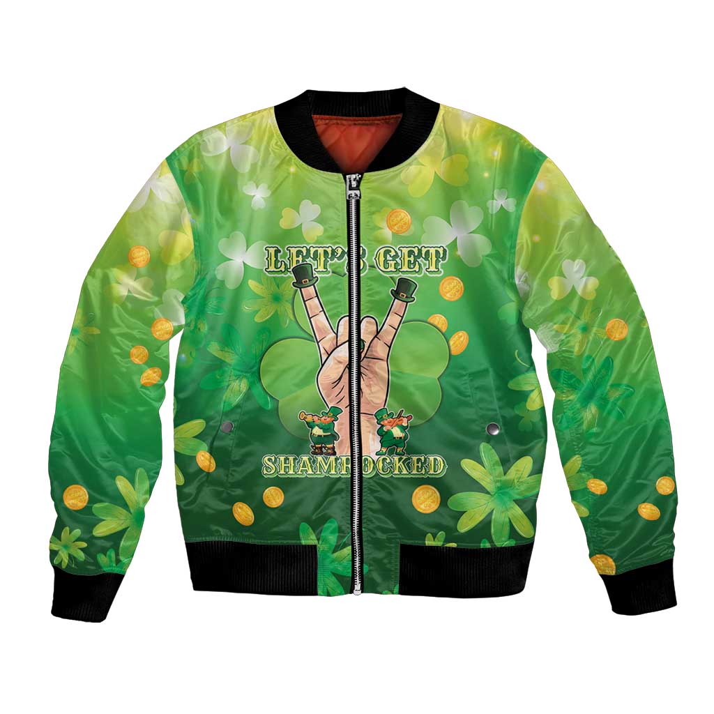 St Patrick's Day Bomber Jacket Ready To Shamrock