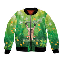 St Patrick's Day Bomber Jacket Ready To Shamrock