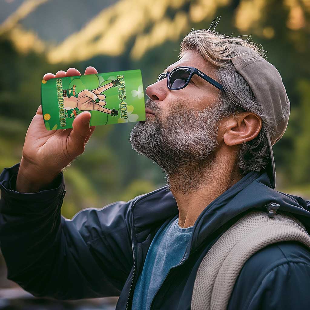 St Patrick's Day 4 in 1 Can Cooler Tumbler Ready To Shamrock