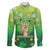 St Patrick's Day Family Matching Off The Shoulder Long Sleeve Dress and Hawaiian Shirt Ready To Shamrock